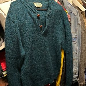 Men’s Green Wool Sweater